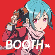 BOOTH OFFICIAL SHOPにてグッズ販売中